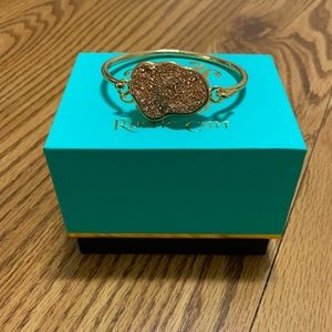 EUC Rustic Cuff drusy bracelet